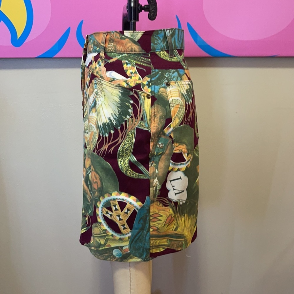 Moschino Jeans Abbiano Native American Skirt - Picture 10 of 14